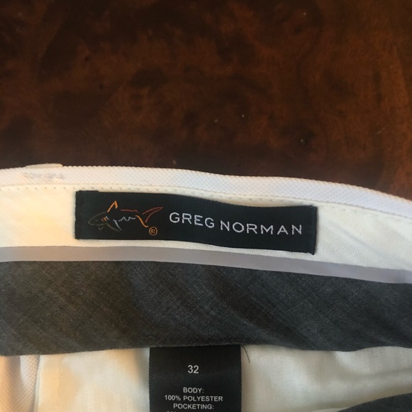 White Greg Norman Golf Shorts - Picture 3 of 4